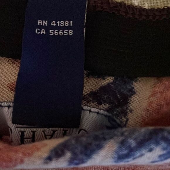 Chaps Rust Tiered Skirt - PM - Picture 3 of 5